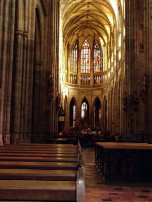 Saint Vitus's Cathedral inside 1