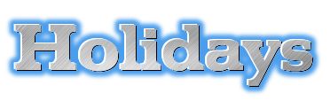holidays